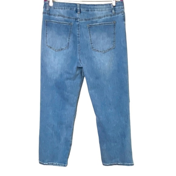 MADDEN GIRL 90’s Cut Out Wide Leg High Rise Mom Jeans Relaxed Fit US Sz 31 - Picture 4 of 12